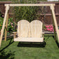 Creekvine Designs Treated Pine Curveback Porch Swing