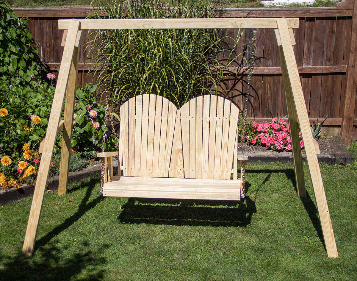 Creekvine Designs Treated Pine Curveback Porch Swing