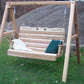 Creekvine Designs Cedar Royal Country Hearts Porch Swing w/Stand