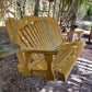 Creekvine Designs Treated Pine Fanback Porch Swing