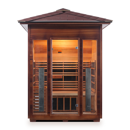 Enlighten Outdoor Infrared/Traditional Saunas Diamond - 3