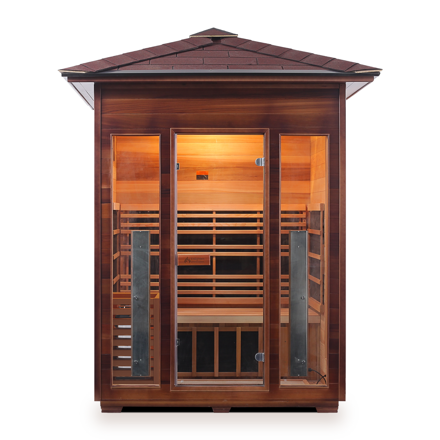 Enlighten Outdoor Infrared/Traditional Saunas Diamond - 3