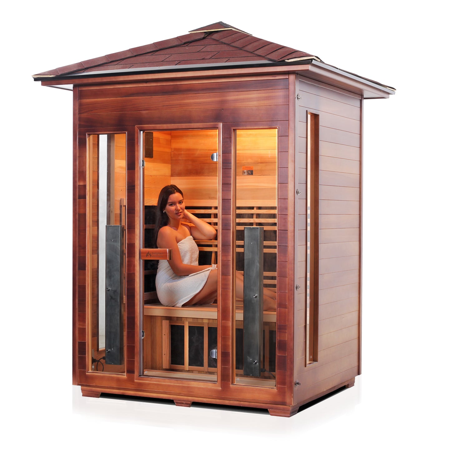 Enlighten Outdoor Infrared/Traditional Saunas Diamond - 3