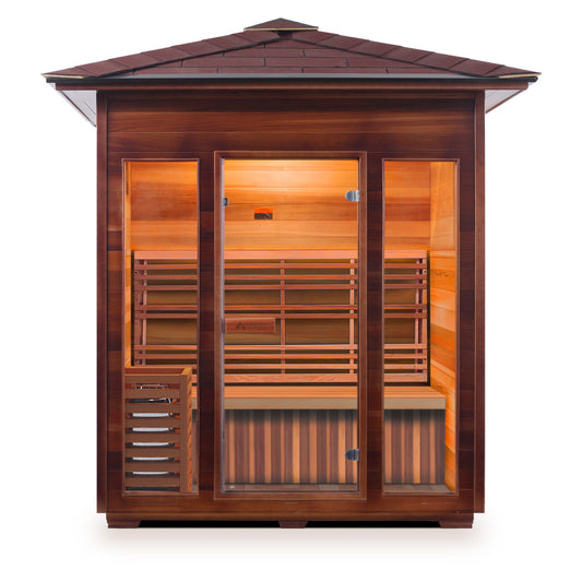 Enlighten Outdoor Traditional Saunas SunRise - 4