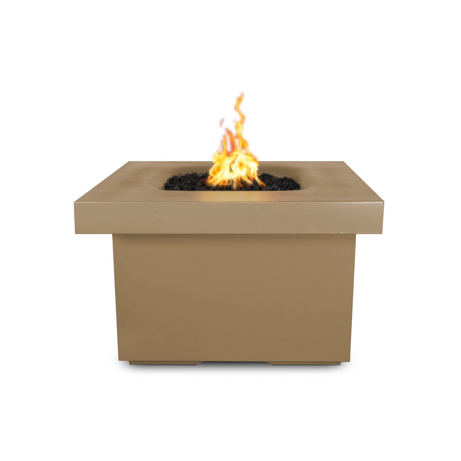 The Outdoor Plus Ramona Concrete - 36″ Square Fire Pit Table