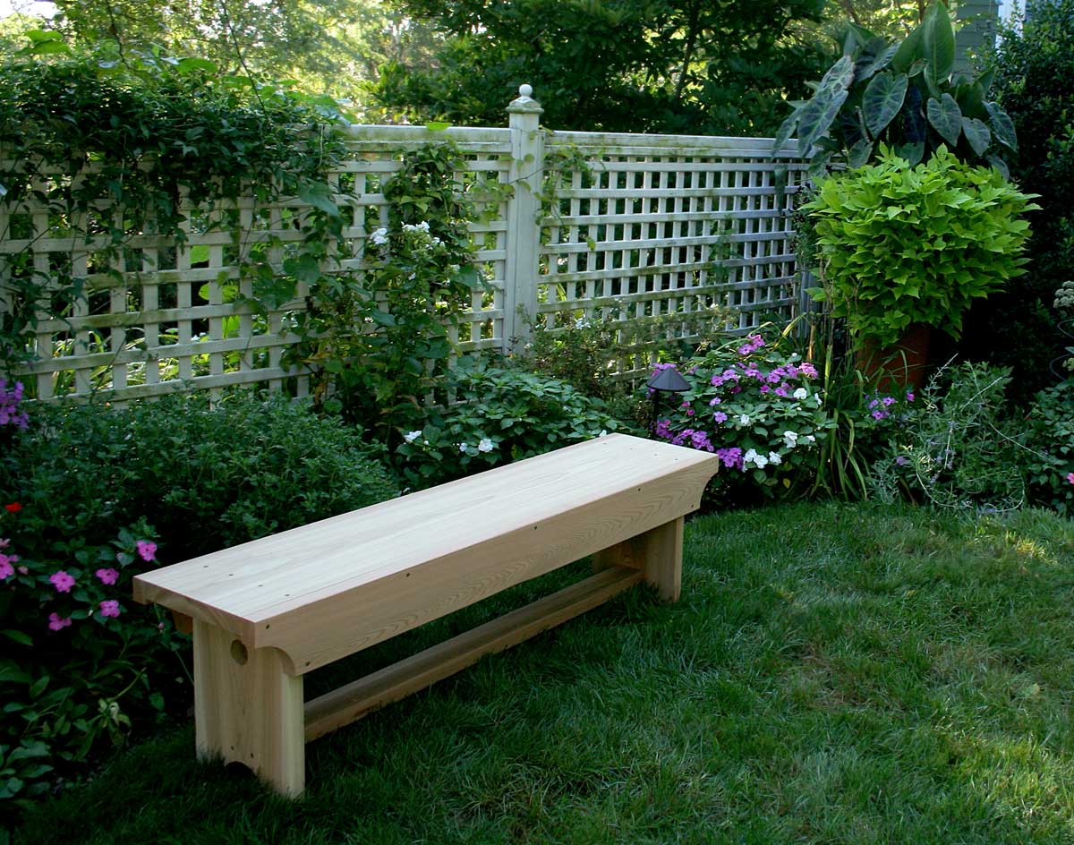 Creekvine Designs 5' Cedar 1805 Traditional Heavy Duty Bench