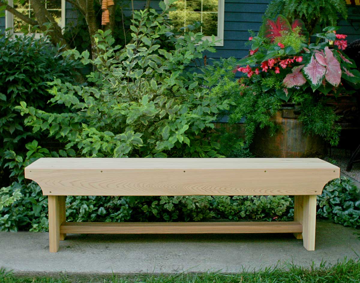 Creekvine Designs 5' Cedar 1805 Traditional Heavy Duty Bench