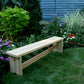 Creekvine Designs 5' Cedar 1800 Traditional Bench w/ Slant Brace