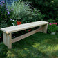 Creekvine Designs 5' Cedar 1800 Traditional Bench w/ Slant Brace