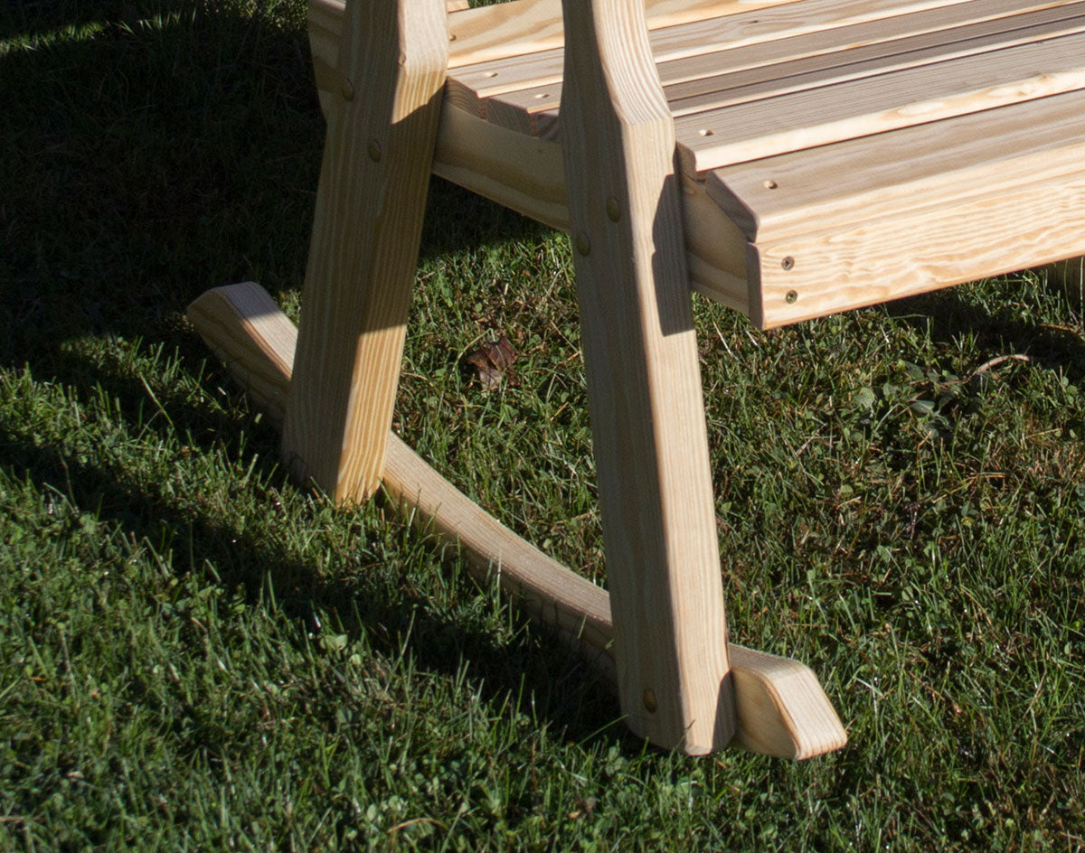 Creekvine Designs Treated Pine Crossback Rocking Chair