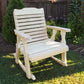 Creekvine Designs Treated Pine Crossback Rocking Chair