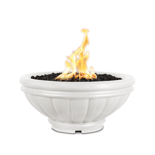 The Outdoor Plus Round Roma Fire Bowl - GFRC Concrete