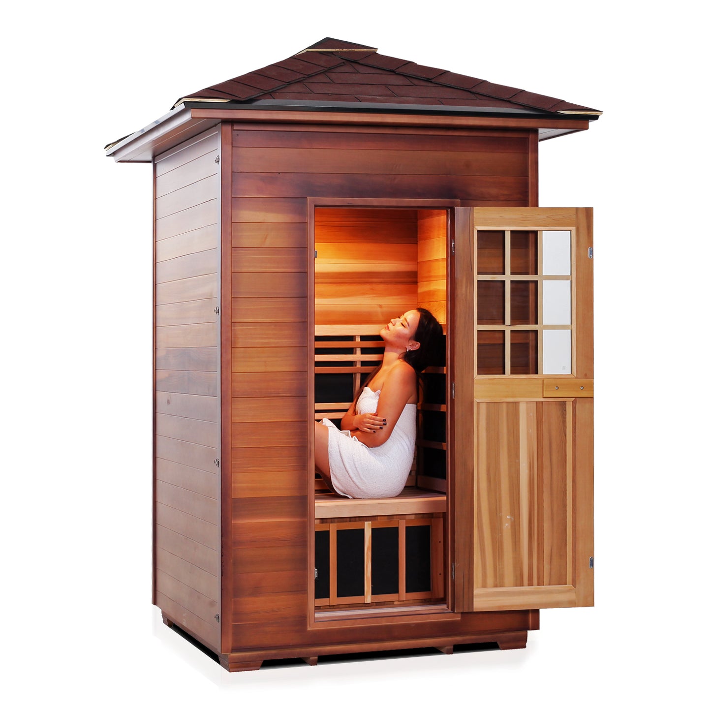 Enlighten Outdoor Infrared/Traditional Saunas Sapphire - 2