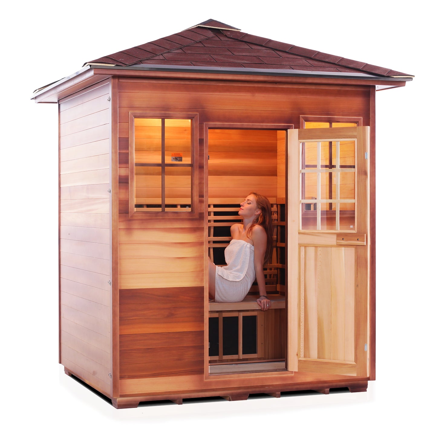 Enlighten Outdoor Infrared/Traditional Saunas Sapphire - 4