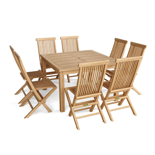 Anderson Teak Set-104b Dining Table Set