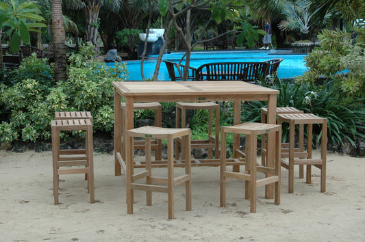 Anderson Teak Set-120 Bar Table Set