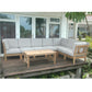 Anderson Teak Set-136 Natsepa Modular Deep Seating Set