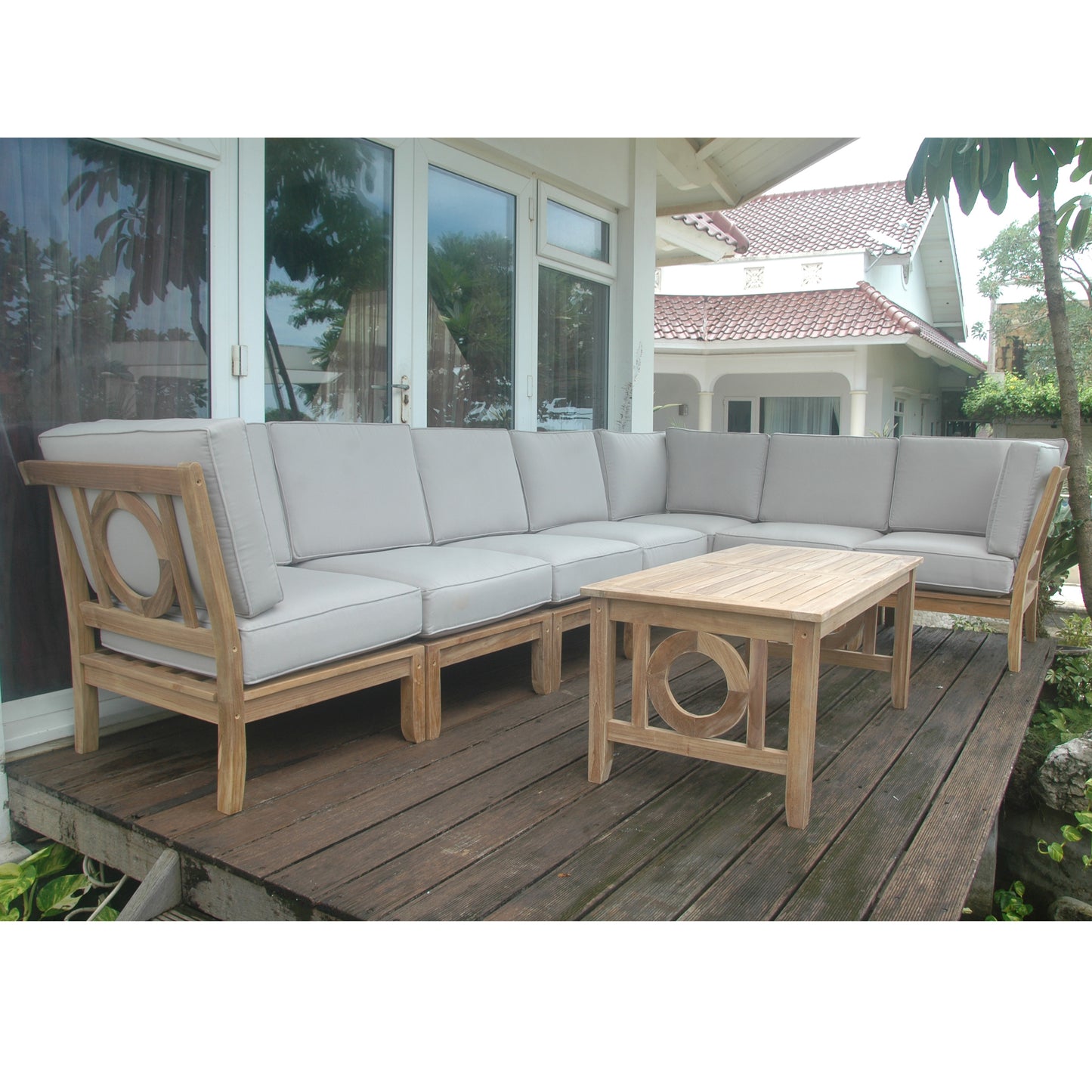 Anderson Teak Set-136 Natsepa Modular Deep Seating Set