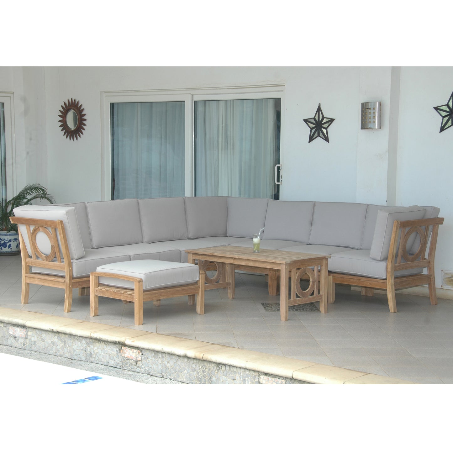 Anderson Teak Set-139 Natsepa Modular Deep Seating Set