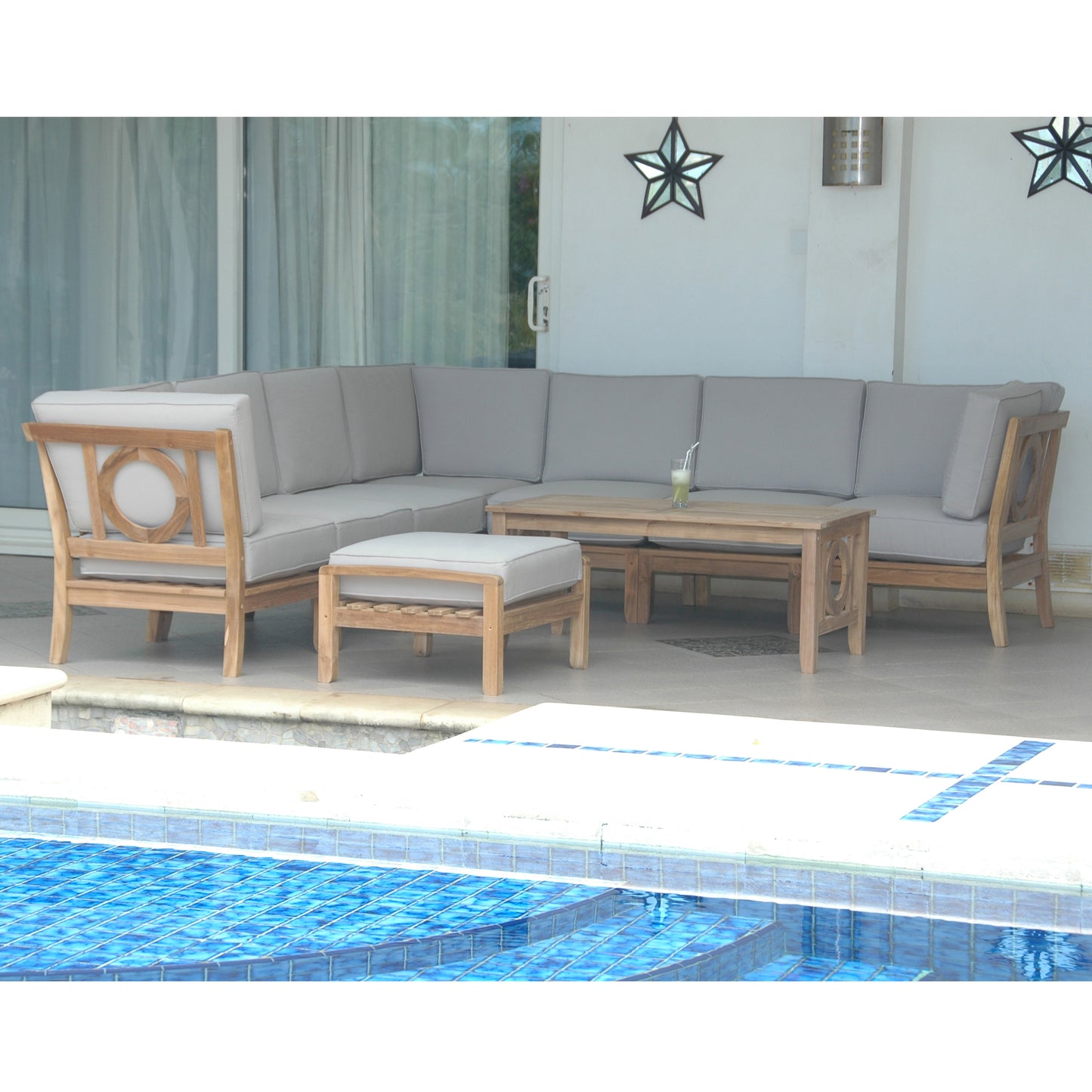 Anderson Teak Set-139 Natsepa Modular Deep Seating Set