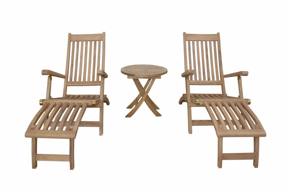 Anderson Teak Set-275 Tropicana Steamer 3-pc Set