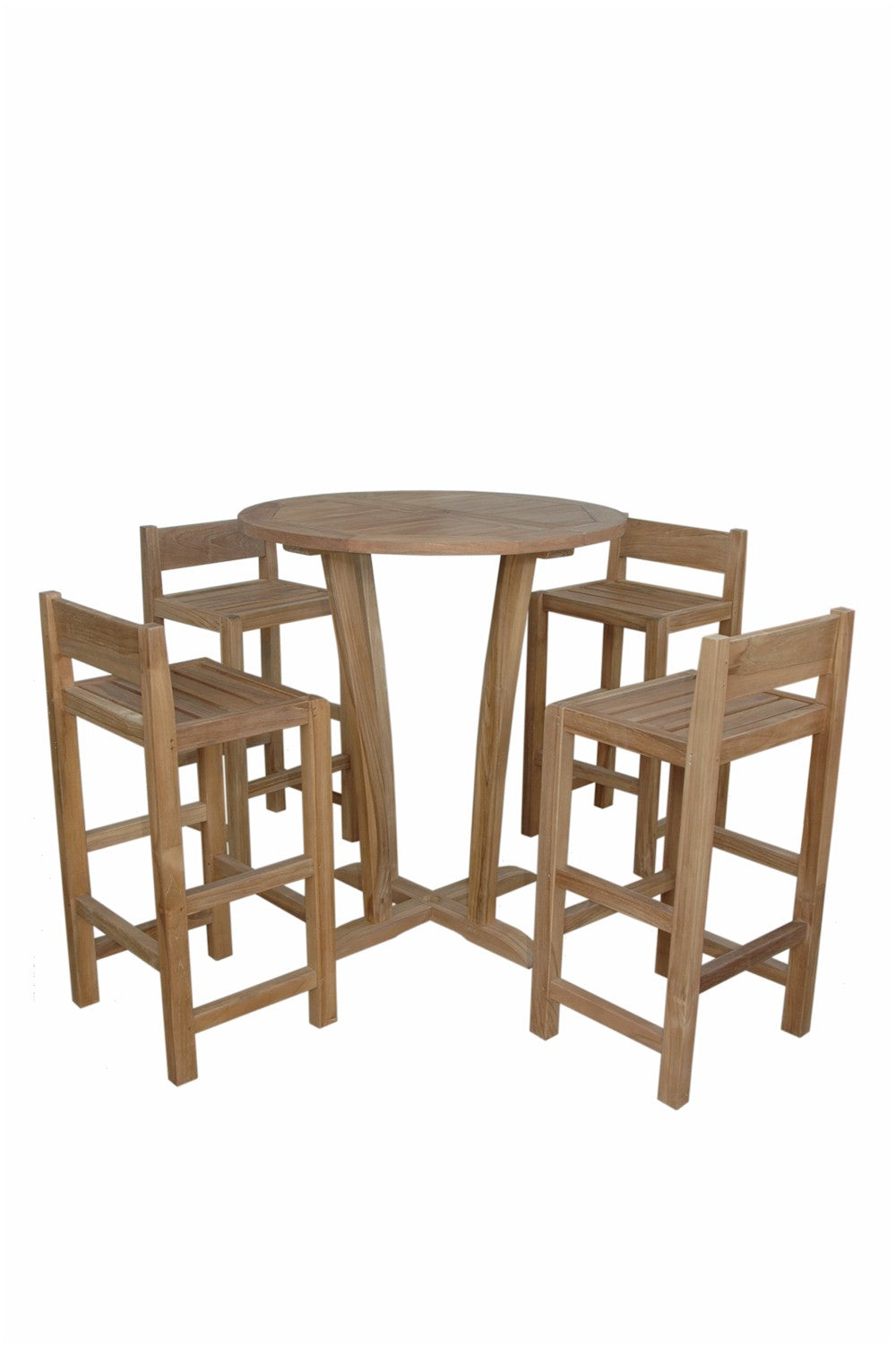 Anderson Teak Set-293 Seacrest Alpine Ii Counter Table 5-pc Set