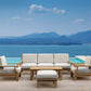 Anderson Teak Set-65 Riviera Modular Deep Seating Set