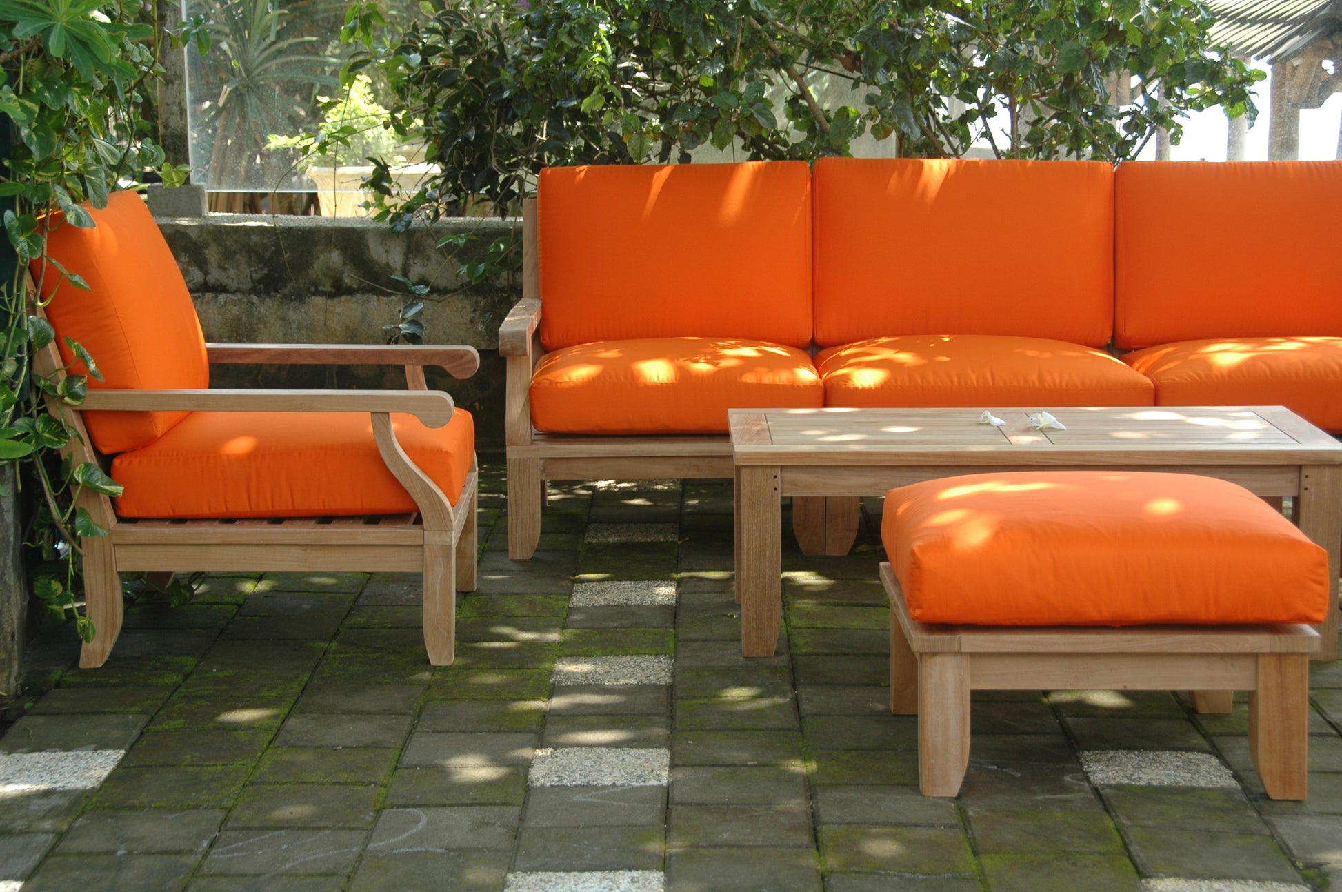 Anderson Teak Set-65 Riviera Modular Deep Seating Set