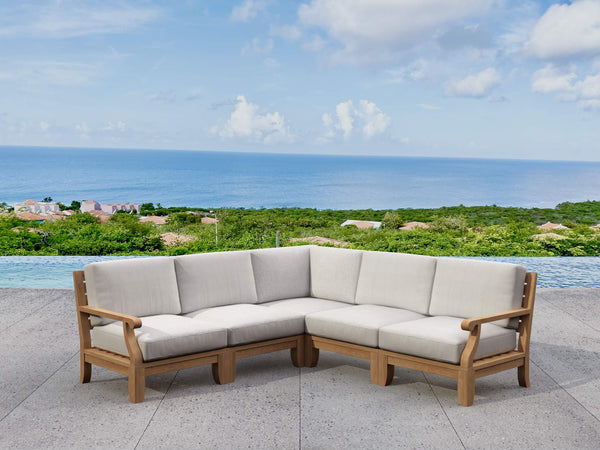 Anderson Teak Set-92 Riviera Modular Deep Seating Set