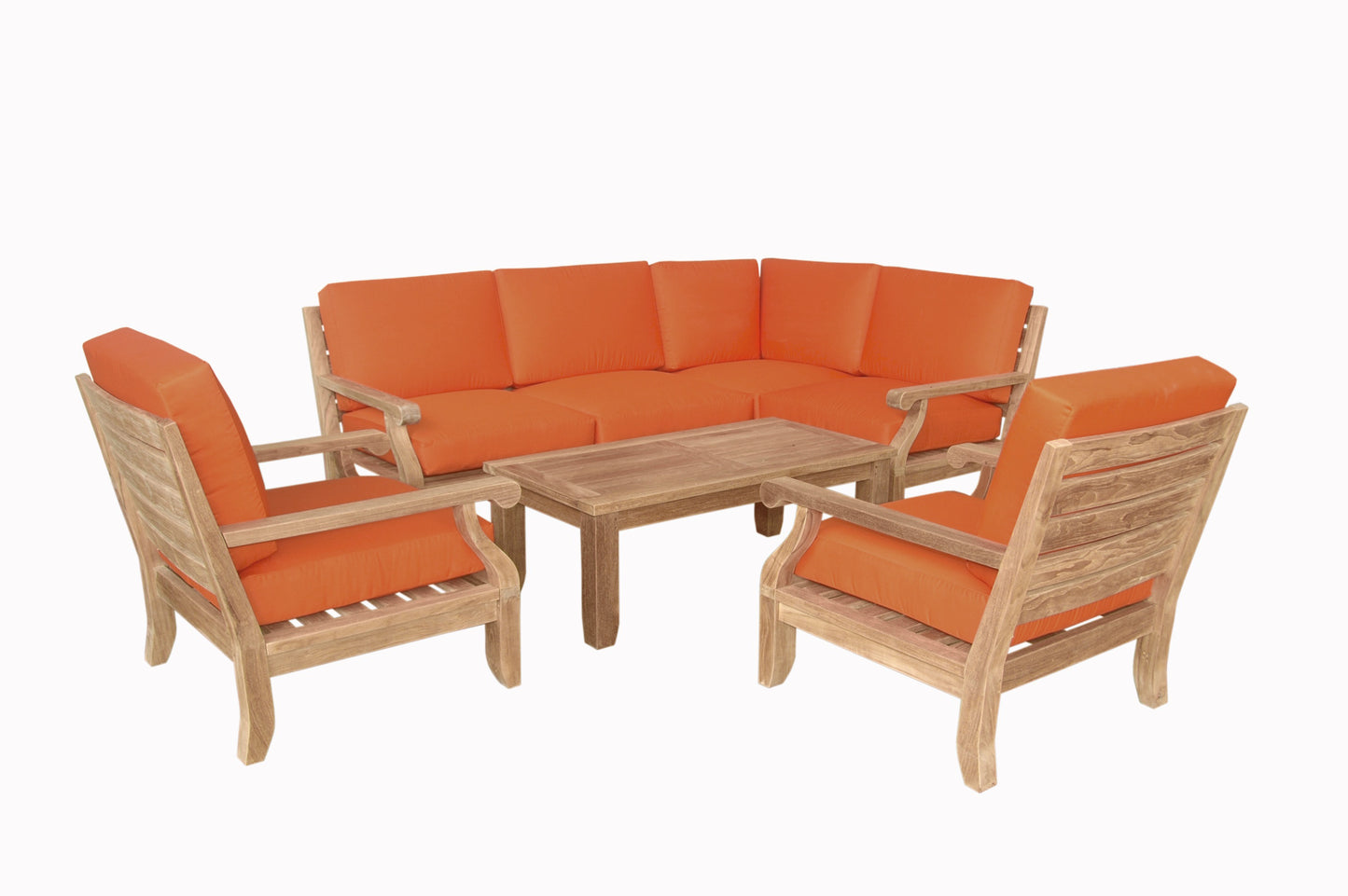 Anderson Teak Set-93 Riviera Modular Deep Seating Set