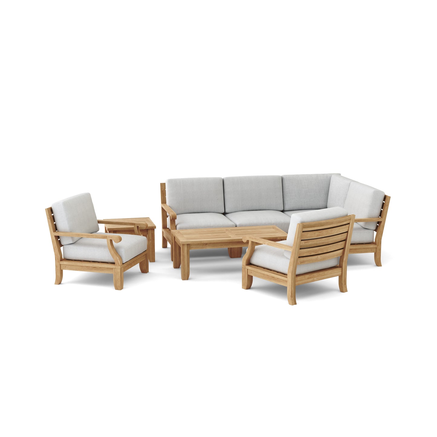 Anderson Teak Set-93 Riviera Modular Deep Seating Set