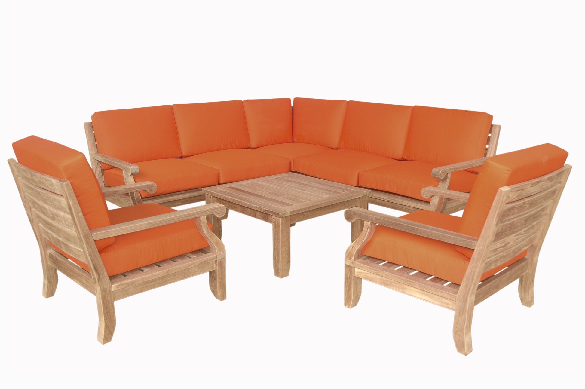 Anderson Teak Set-94 Riviera Modular Deep Seating Set