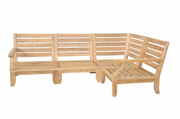 Anderson Teak Set-95 Riviera Modular Deep Seating Set