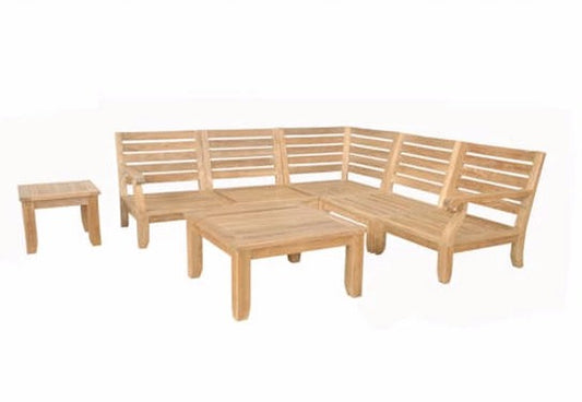 Anderson Teak Set-96 Riviera Modular Deep Seating Set