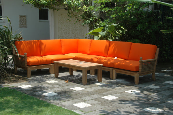 Anderson Teak Set-98 Riviera Modular Deep Seating Set