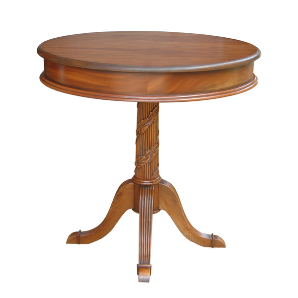 Anderson Teak Victorian Pedestal Side Table