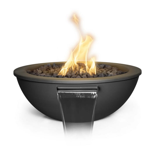 The Outdoor Plus Metal 27" Sedona Fire & Water Bowl - Metal Powder Coated