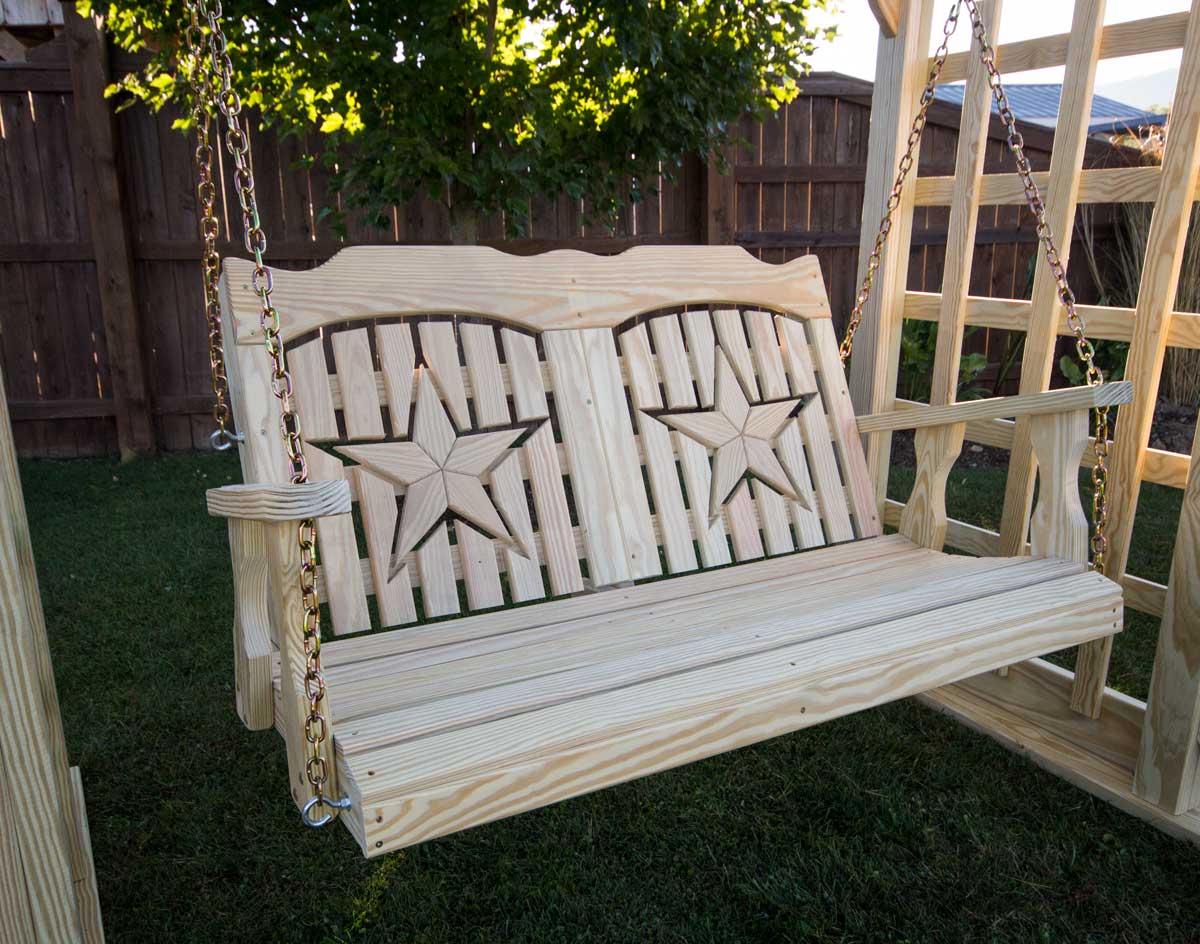 Creekvine Designs Treated Pine Starback Porch Swing