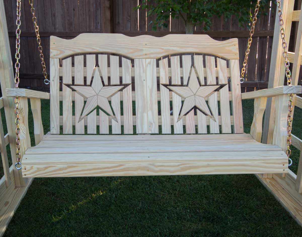 Creekvine Designs Treated Pine Starback Porch Swing