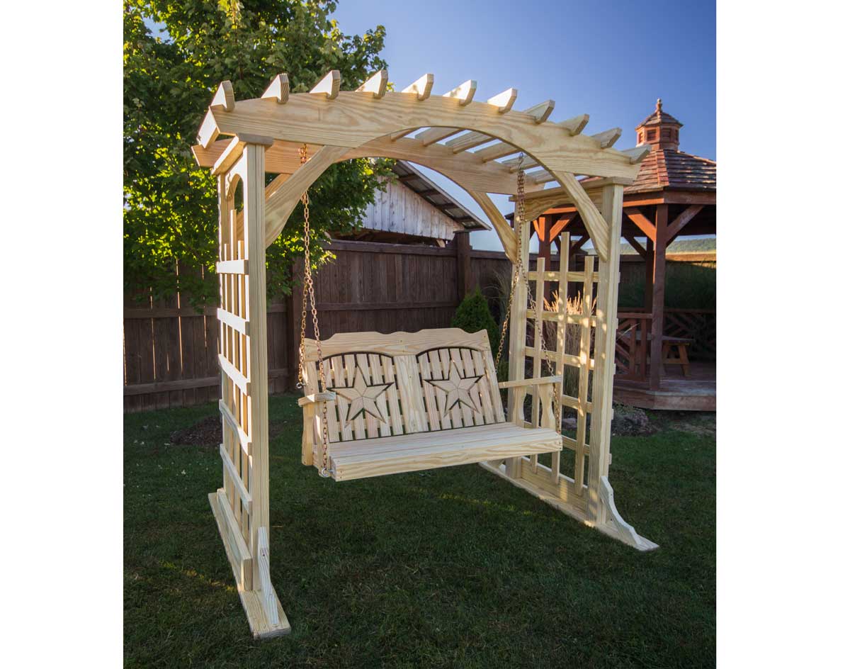 Creekvine Designs Treated Pine Starback Porch Swing