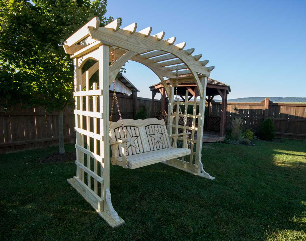 Creekvine Designs Treated Pine Starback Porch Swing