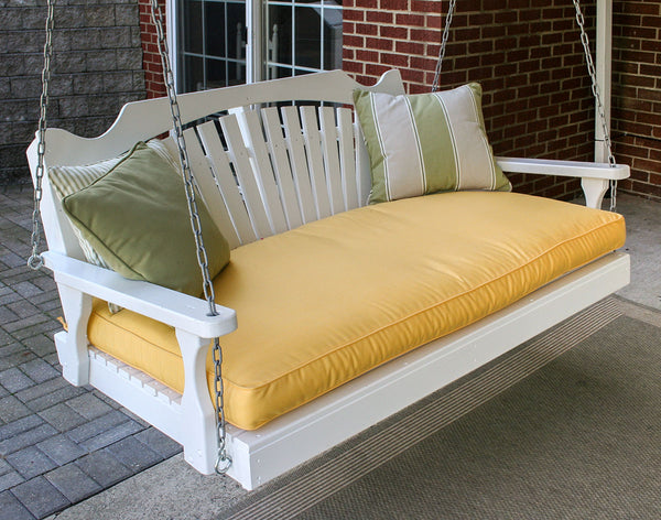 Creekvine Designs Treated Pine Fanback Swingbed