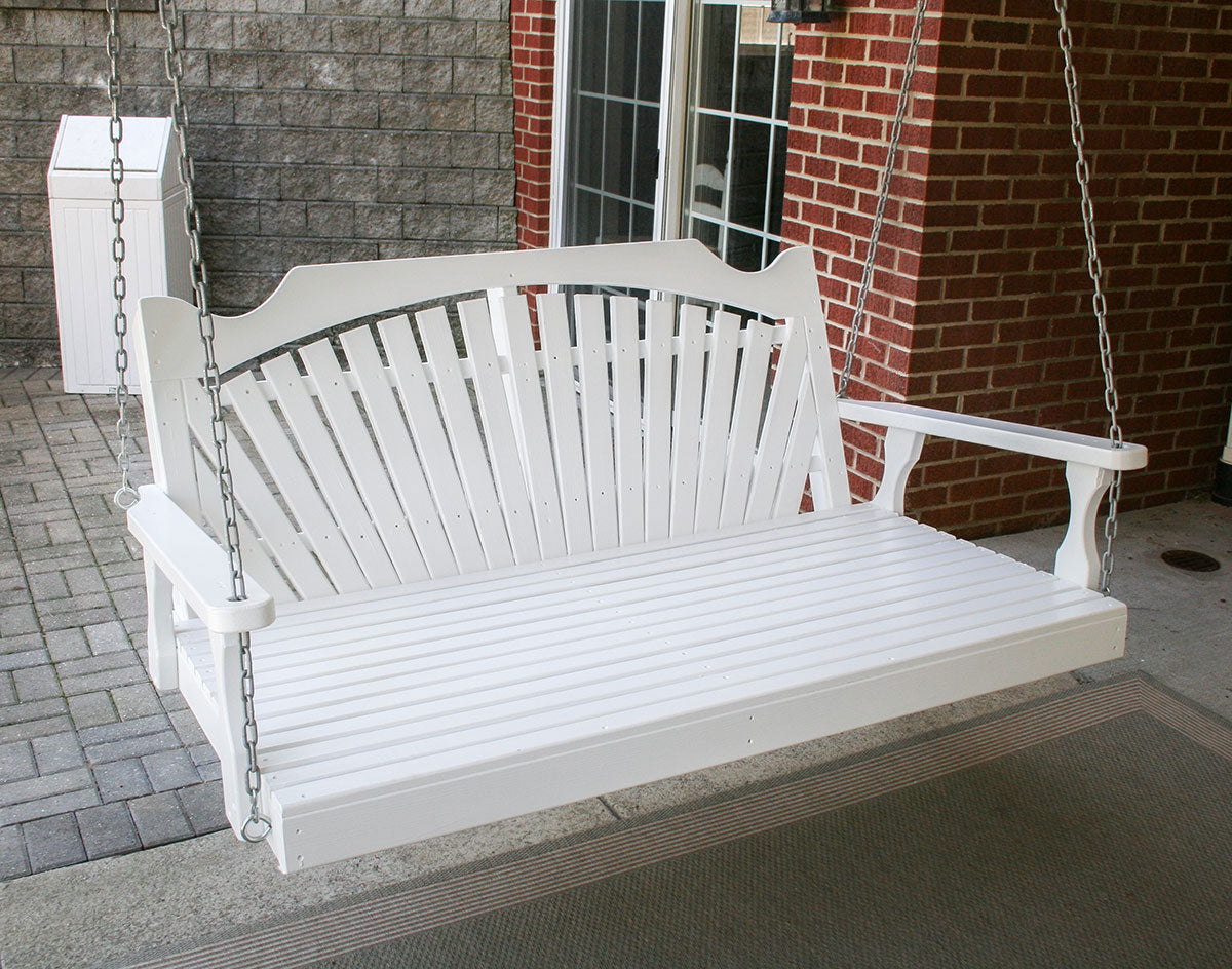 Creekvine Designs Treated Pine Fanback Swingbed