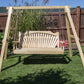 Creekvine Designs Treated Pine Fanback Swingbed