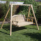 Creekvine Designs Treated Pine Fanback Swingbed