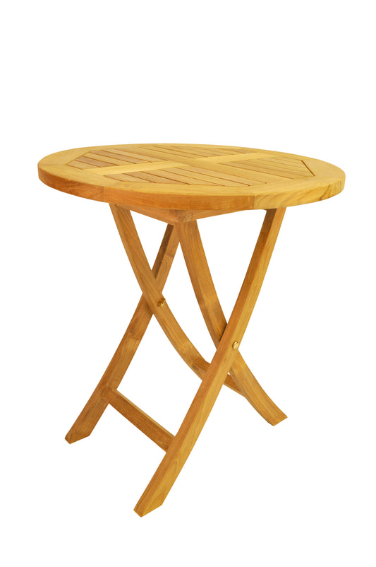 Anderson Teak Bahama 27" Round Folding Table