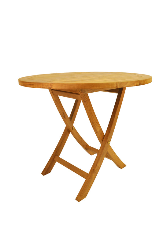 Anderson Teak Bahama 35" Round Folding Table