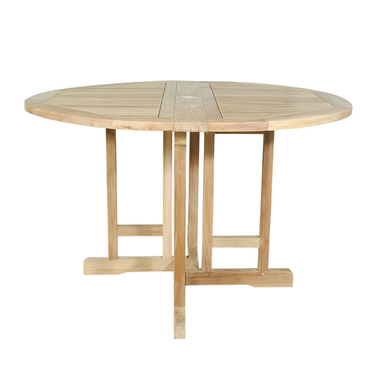 Anderson Teak Butterfly 47" Round Folding Table