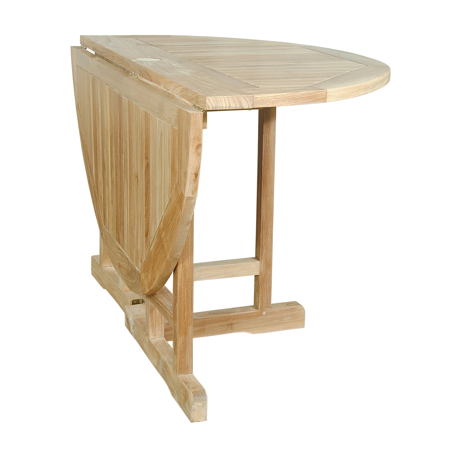 Anderson Teak Butterfly 47" Round Folding Table