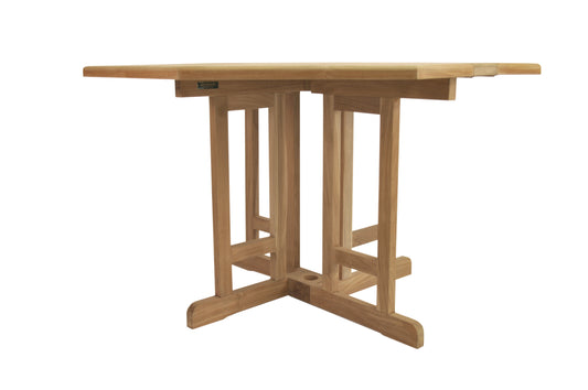 Anderson Teak Butterfly 47" Octagonal Folding Table